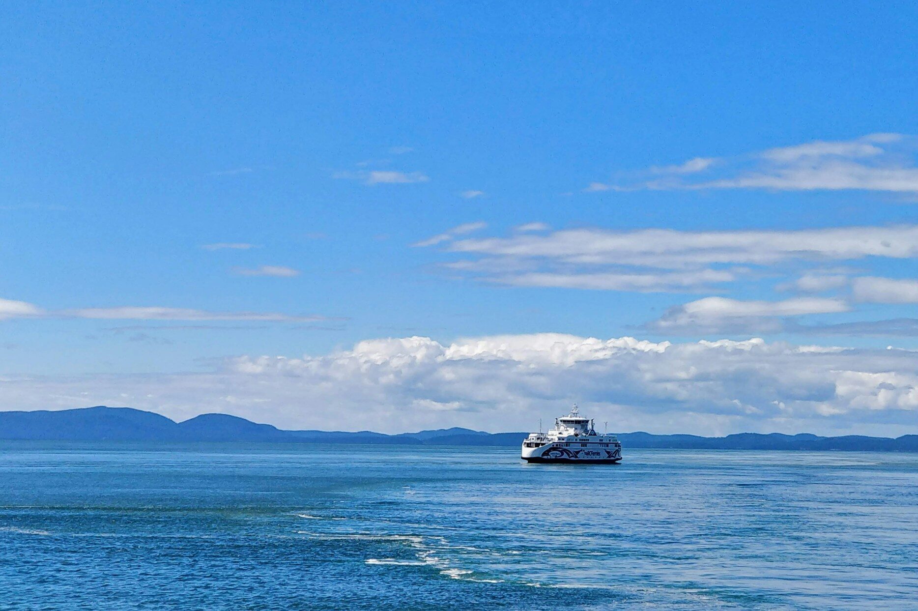 a bc ferry near tsawwassen